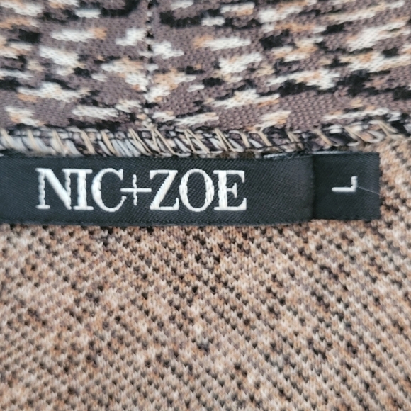 Nic+Zoe Longline Open Cardigan - Size L - Picture 8 of 9